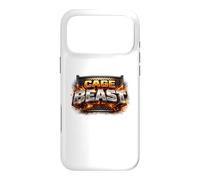 Cage Beast Boxing Line Art Fighter Workout Gym Combat Gift Case for iPhone 17 Pro Max