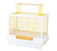 Cage Bird, Bird Cages for Parakeets, with Open Skylight, Chassis Heightened, for Conures, Lovebirds, Cockatiels, Finches(Orange)