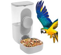 Cage, Bird Cage Feeder, Automatic Bird Feeder for Waters - Clear Automatic Bird Water Drinker, Oubato Food Dispenser Cage Accessories Cage Accessories for Cocachiel, Lovebird, Bougie