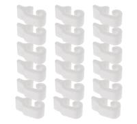 Cage Clips for DIY Assembly 40pcs Plastic White and Wardrobes