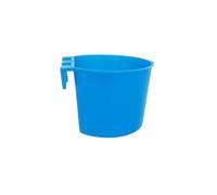 Cage Cup, Bird Feeder Bowl, Chicken Water Bowl, Rabbit Water Food, Hanging Wire Cage, 8 Chicken Coop Cups, Suitable for Cockfighting Poultry (Blue, 8.3 x 8.3 x 6 cm)