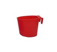 Cage Cup, Bird Feeder Bowl, Chicken Water Bowl, Rabbit Water Food, Hanging Wire Cage, 8 Chicken Coop Cups, Suitable for Cockfighting Poultry (Red, 8.3 x 8.3 x 6 cm)