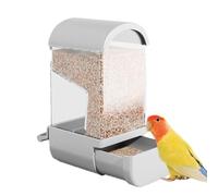 Cage Feeder, Portable Pet Feeding Station, Dispenser with Mechanism, Lightweight Acrylic Seed Holder Feeder, Canary Feeders with Compact Design, Care Tool for Short Term Outings