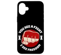 Cage Fighter MMA Mix Martial Arts Jiu Jitsu Case for iPhone 16 Plus
