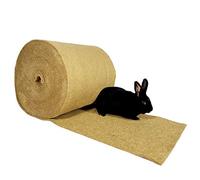 Cage floor mats (rodents/rabbits) 100% hemp in rolls of 25 m x 54 cm, high-density/high-durability 7/8 mm.