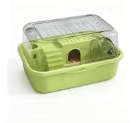 Cage For Hamsters | Double-layer Hamster Cage Habitat, Small Animal Enclosure With Exercise Running Wheel, Multifunctional Home For Dining, Suitable For Gerbils, Green