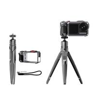 Cage Frame Compatible For DJI Action 3 | Aluminum alloy case with handle vlog shooting grip anti-drop camera accessories(Package A)