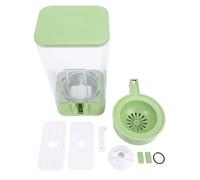 Cage Hanging Water Dispenser Large Capacity Multifunctional Hanging Guinea Pig Water Bottle 1.5L Space Saving Design Easy Refilling for Rabbit Cage Bunny Hutch Small Animal (Green)