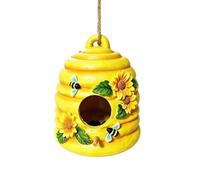 Cage House, Small Pet Bird Shelter with Suspended Resin Body, Private Rest Zone, Indoor Perch Space, Home Layout, Quiet Retreat, Single Piece Bird Cage House Suspended Perch Shelter Small Pet