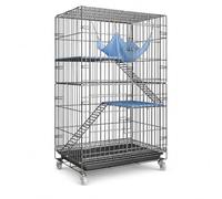 Cage Indoor With Wheels, Metal Frame - Quick Assembly - Smooth For Indoor Use, style to 2, 61 * 43 * 100cm