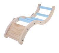 Cage Metal with Claw Wooden Climbing Ladder Grinding Parrot