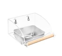 Cage Mounted Parrots Feeder Bowl Durability Parakeet Food Container Easy To Clean For Home And Pet Shops Bird Bowl