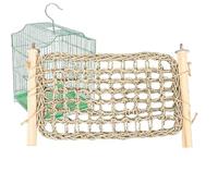 Cage Perch for 21.5 x 20 cm / 31.5 x 20 cm | Climbing and Chewing Games in and Stainless Steel for Parrots, Cockatiels, Parrots, Pigeons and Canaries