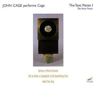 Cage Performs Cage - The Text Pieces, Vol.1 [IMPORT]