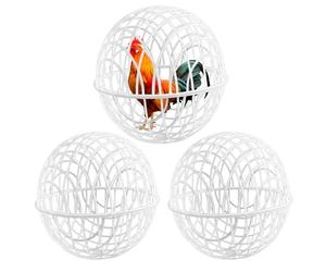 Cage Protectrice Pour Boules De Poulet En Plein Air - Enclos Robuste Et Sécurisé Pour Protéger Les Œufs Et Les Petits Animaux, Cage Extérieure Durable Résistante Aux Intempé, Idéale Pour Fermes Et