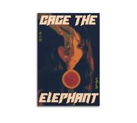 Cage The Elephant Album Poster Canvas Poster Room Decor Aesthetic Poster Artistic Poster for Bedroom Living Room Walls 16x24inch(40x60cm) Unframe-Style