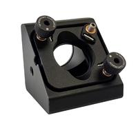 Cage-Type Lens Mount with Right Angle Adjustable Reflector, ±4° Smooth Adjustment, M4 Thread for 1-inch Optics Lens, Ideal for Optical Experiments