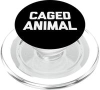 Caged Animal - Funny Saying Sarcastic Cute Cool Novelty PopSockets PopGrip for MagSafe