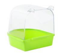 Caged Bird Bath Covered Multi Cage Bath for Small Birds Parrot