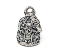 Caged Gremlin Motorcycle Biker Bell Accessory or Key Chain for Luck