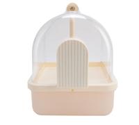Caged Pendant Bird Bath, 1000 MAh Multifunctional Battery Battery Box (Coffee)