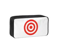 Caghkb Design Target Print Men Women Case Large-Capacity Stationery Accessory Office Travel Organizer Pouch