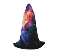 caghkb Galaxy In The Universe Print Hooded Cloak Cosplay Costume Carnival Events Outdoor Celebrationsthemed Party