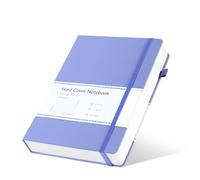 CAGIE Journal Notebook Lined A5 for Women, 320 Pages 100gsm Thick Paper, Hardback Notebook for Writing, Work, Diary & Notes Work, Note Taking, Travel, School, Purple, 5.7x8.3 Inch
