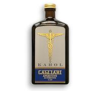 CAGLIARI 0% Non-Alcoholic Bitter Aperitivo Alternative | World's first spirit replica | Made with enzymatically denatured full-strength vodka | Sip neat or mixed | 20 shots | 500ml