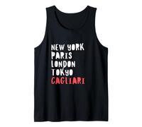 Cagliari City Lover Italy Traveler Holidays Souvenir Fun Tee Tank Top