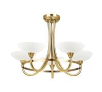 Cagney 5 Light Style Chandelier Finish: Antique Brass