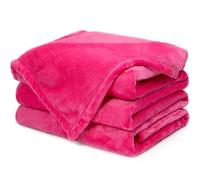 cagulax Warm Blanket Pink Soft Fleece Blankets Throw Blankets for Bed