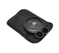 CAGUYLONA 77mm Handheld Kaleidoscope Filter, Special Effects Camera Lens Accessories, Optical Glass Prism Filter for SLR Photography, Aluminum Alloy with Storage Bag and Anti Dust Cloth, Cre