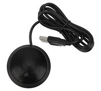 CAGUYLONA BM200 Desktop Microphone, Omnidirectional Conference USB Mic with Mute, Clear Sound Pickup for Business Meetings, Long Distance Voice Capture for Team Communication