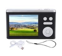 CAGUYLONA Digital Camera 12MP HD 2.8 Inch TFT Screen Auto Focus DV Camera with Multi Filters and Frames for Vlogging Traveling, Built - in 800mAh Battery Supports up to 128GB SD (Black)