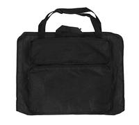 CAGUYLONA Foldable Art Bag, Large Capacity Sketching Board Bag, Portable Drawing Supply Carrier with Shoulder Strap for Artists and Students on the Go (Black)
