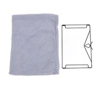 CAGUYLONA L Shaped Cat Hanging Bed, Plush Hammock for Cats, Comfortable Warm Pet Bed with Metal Frame, Space Saving Hanging Design for Indoor Use, Multifunctional Cat Hammock Cushion for Hom (Gray)