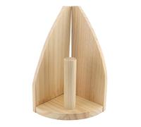 CAGUYLONA Wooden Berry Picker Tool, Gooseberry Harvesting Scoop, Large Mouth Design for Efficient Berry Picking, Sturdy Solid Wood Fruit Picker for Farm Garden, Enhanced Efficiency Scoop wit