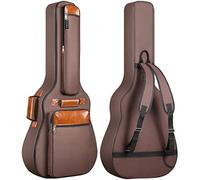 CAHAYA Acoustic Guitar Bag 12mm Padded Guitar Case Soft 40 41 42 Inch Brown