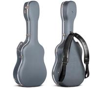 CAHAYA Acoustic Guitar Case Black Guitar Case ABS Waterproof Hard Case 1.5 cm Thick Padding Suitable for 41 Inch Guitar, Navy, 41 inches, Guitar case ABS