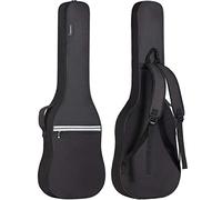 CAHAYA Electric Guitar Bag Gig Bag 6mm Padding Padded Backpack with Reflective Bands Soft Guitar Case Black, CY0225