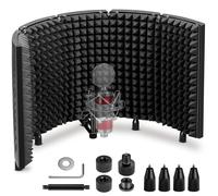 CAHAYA Microphone Isolation Shield Studio Mic Sound Absorbing Foam Pro