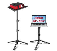 CAHAYA Projector Tripod Stand Laptop Stand Portable Projector Laptop Stand Multifunctional DJ Rack Stand with Adjustable Height for Outdoor Movies, Computer, Book, DJ Equipment CY0331