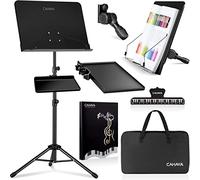 CAHAYA Sheet Music Stand Dual Use Foldable Book Projector Stand