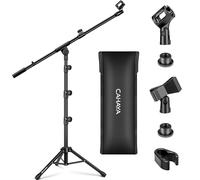 CAHAYA Tripod Boom Sheet Microphone Stand Metal Portable with Carrying Bag, for Performance Singing Speech Wedding Stage and Outdoor CY0329