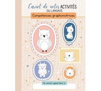 Cahier d'activités de langage : Apprendre à lire, à écrire et à améliorer la compréhension de lecture grâce à des exercices sur les lettres, les ... les enfants de maternelle et de primaire.