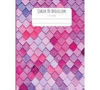 Cahier de Brouillon 17x22 96 Pages: Grands Carreaux Papier Seyès avec Tables de Multiplication