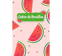 Cahier de Brouillon Cute: Grands Carreaux 96 pages, Avec tables de multiplication, Petit format.