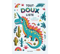 Cahier de brouillon Dinosaures pour Enfants: 100 pages quadrillées - Cahier de brouillon et d’écriture avec dinosaures mignons - Notebook enfant pour école, dessin et notes