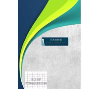 Cahier de Calligraphie: 24x32 cm | 100 Pages Petits Carreaux 5x5 | Grand Format pour Écriture, Dessin et Graphisme | Couverture Design Baroque & Moderne